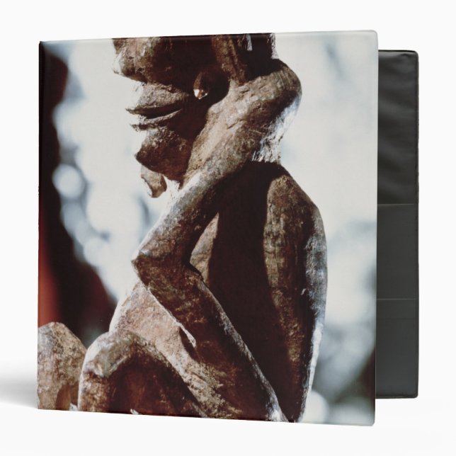 Nomali figure of the Mende tribe 3 Ring Binder (Front/Inside)
