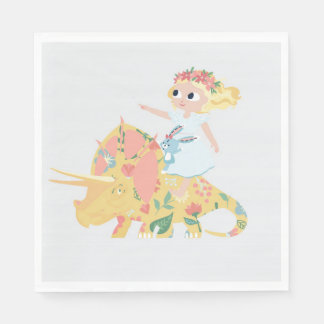 Nomi & Brave Ride Triceratops Napkins