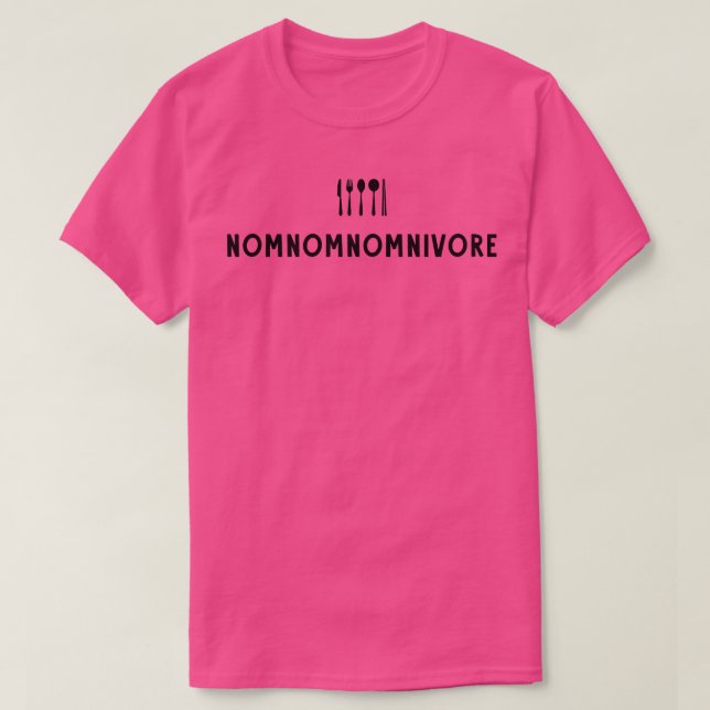 nomnomnomnivore T-Shirt (Design Front)