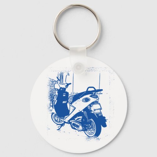 Non Apparel Blue Buddy Scooter Keychain