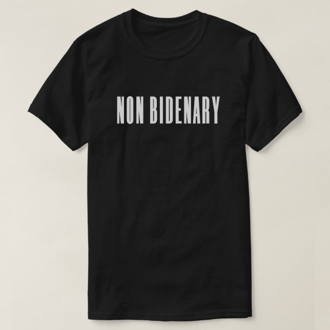 Non Bidenary | Anti Joe Biden | Dark T-Shirt (Design Front)