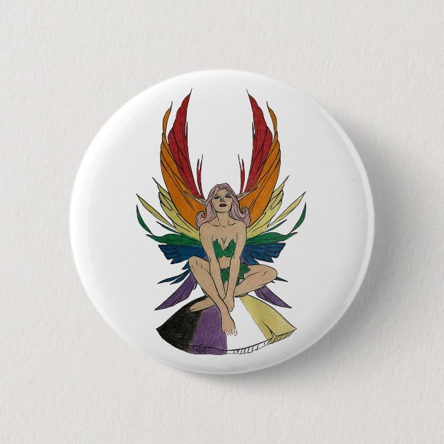 Non-binary Faerie Button (Front)