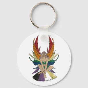 Non-binary Faerie Keychain
