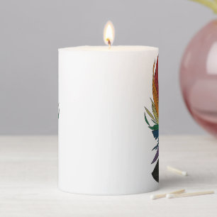 Non-binary Faerie Pillar Candle