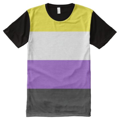 Non-Binary Flag All-Over-Print Shirt