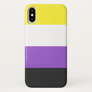 Non-Binary Flag Case-Mate Barely There iPhone X iPhone X Case