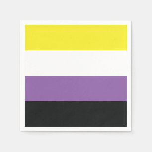 Non Binary Flag Napkins