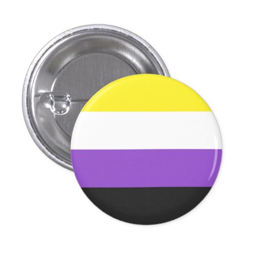 non-binary flag pin | Zazzle