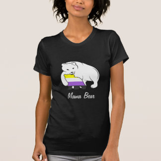 Non Binary Mama Bear Non-Binary Bear T-Shirt