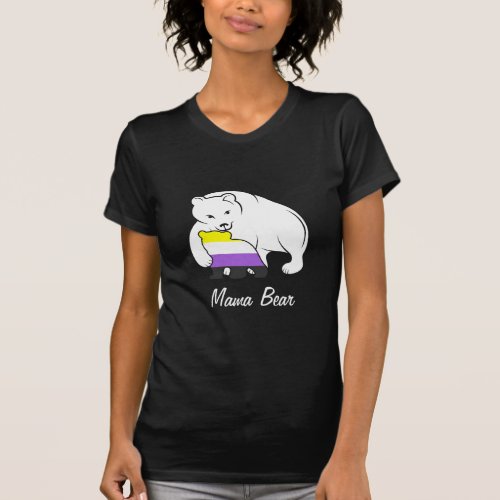 Non Binary Mama Bear Non_Binary Bear T_Shirt