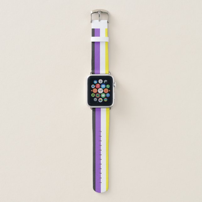 Non Binary Pride Apple Watch Band (Front)