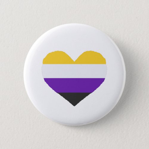Non_Binary Pride Badge Button