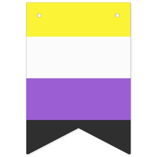 Non Binary Pride Flag Zazzle 