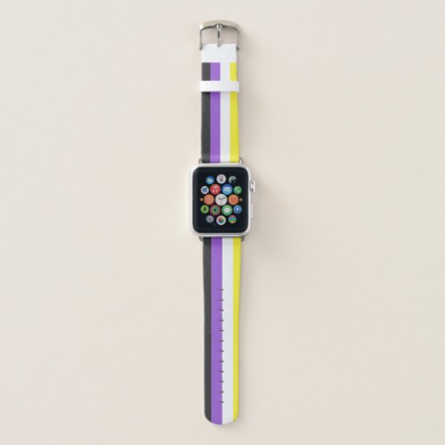 Non_Binary Pride flag Apple Watch Band