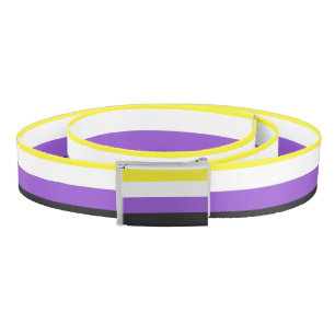 Non-Binary Pride flag Belt