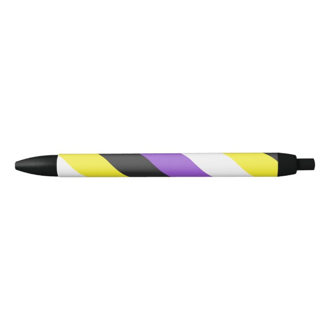 Non-binary pride flag /design with stripes pen (Front)