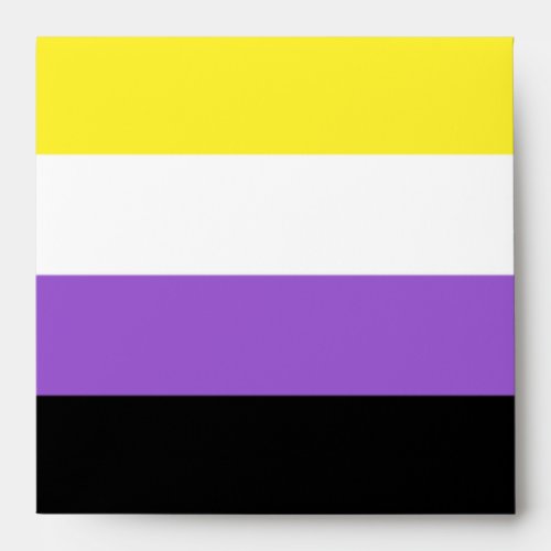 Non Binary Pride Flag Envelope