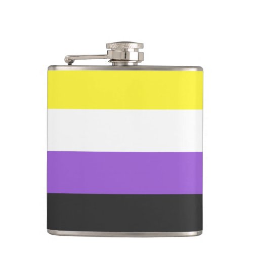 Non_Binary Pride flag Flask