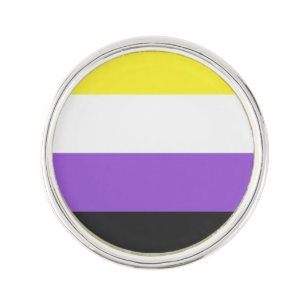 Non-Binary Pride flag Lapel Pin