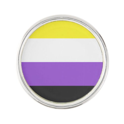 Non_Binary Pride flag Lapel Pin