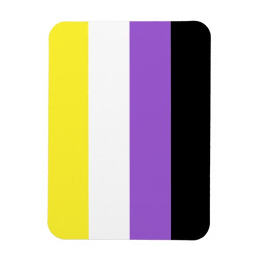 Non Binary Pride Flag Magnet Zazzle