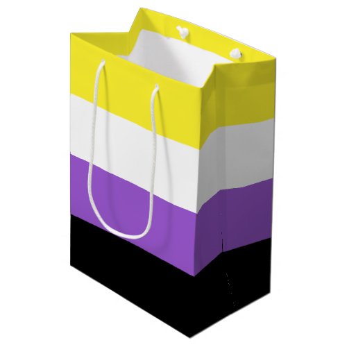 Non Binary Pride Flag Medium Gift Bag