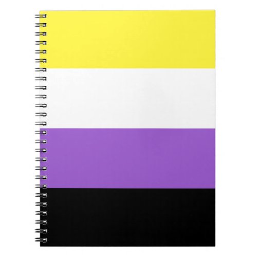 Non Binary Pride Flag Notebook