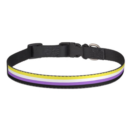 Non Binary Pride Flag Pet Collar