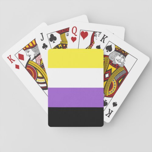 Non Binary Pride Flag Playing Cards