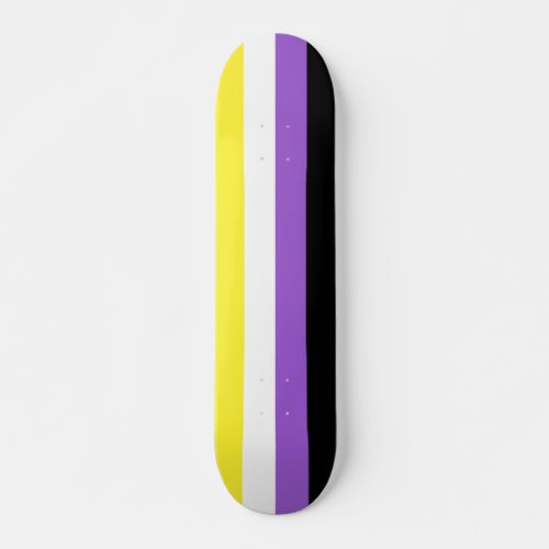 Non Binary Pride Flag Skateboard