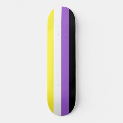 Non Binary Pride Flag Skateboard