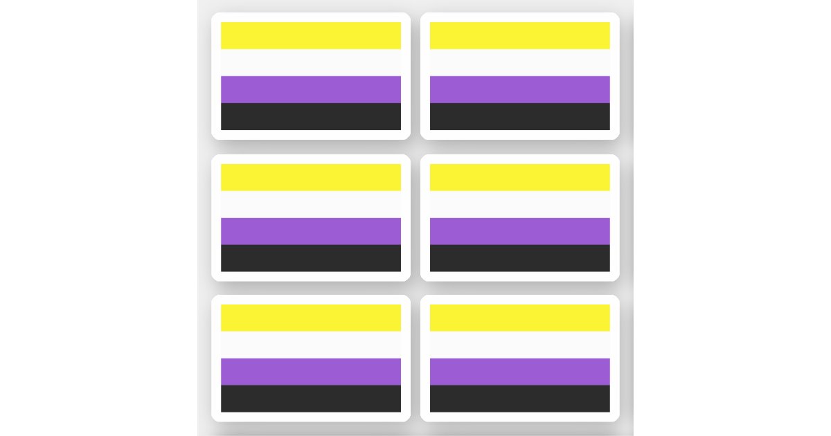 Pride Sticker - Non-Binary Banner