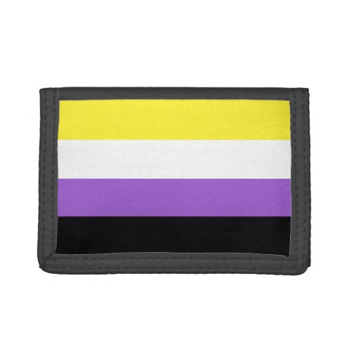 Non Binary Pride Flag Trifold Wallet