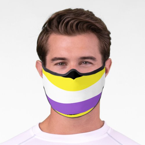 Non Binary Pride Premium Face Mask