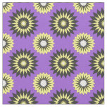 Non-Binary Pride seamless purple floral pattern Fabric