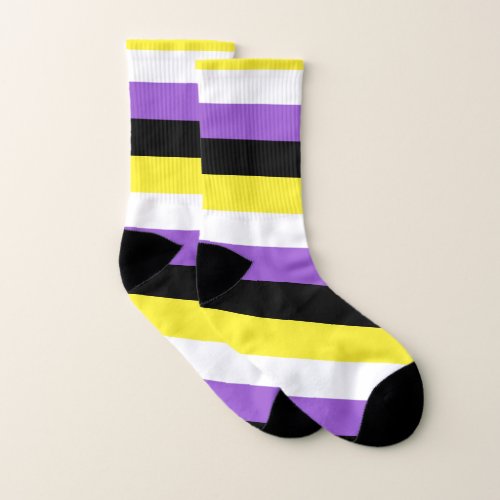Non Binary Pride Socks