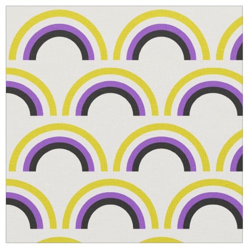 Non_Binary Rainbow Fabric