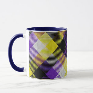 Non Binary Tartan Mug