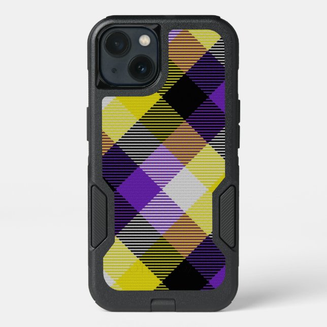 Non Binary Tartan OtterBox Samsung Galaxy Case (Back)