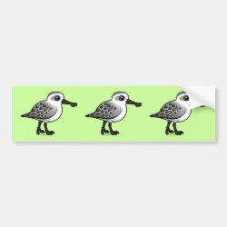 Spoon-billed Sandpiper non-breeding Bumper Sticker