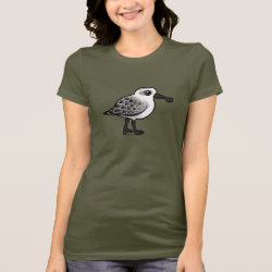 Spoon-billed Sandpiper non-breeding Women's Bella Jersey T-Shirt