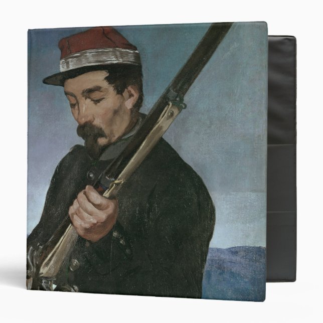 Non Commissoned Officer holding his Rifle Binder (Front/Inside)