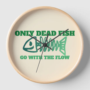 Non Conformist - Not Going With The Flow Clock