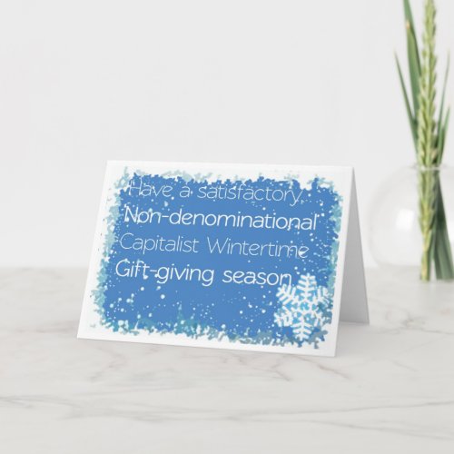 Non_denominational Christmas Card