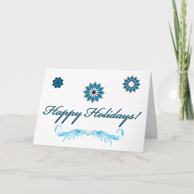 Non-Denominational Happy Holidays Card (Front)