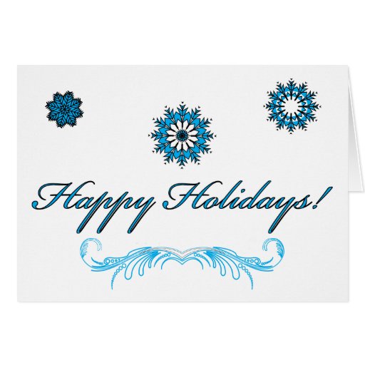 Non-Denominational Happy Holidays Card | Zazzle