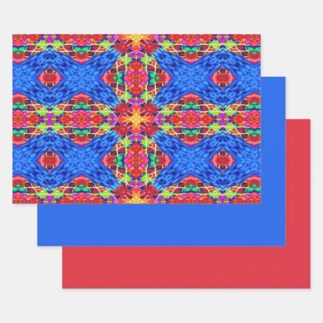 Non-Denominational Happy Holidays  Wrapping Paper Sheets (Set)