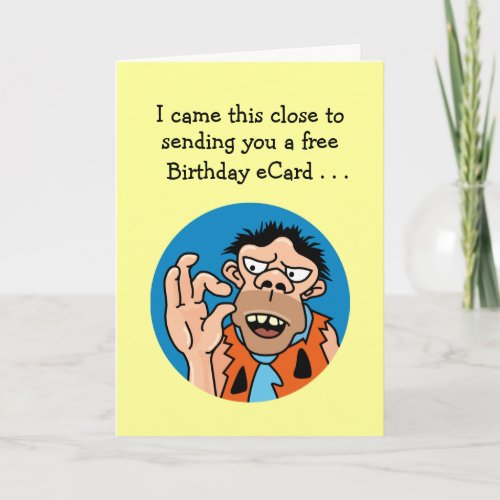 Non e_Birthday Card