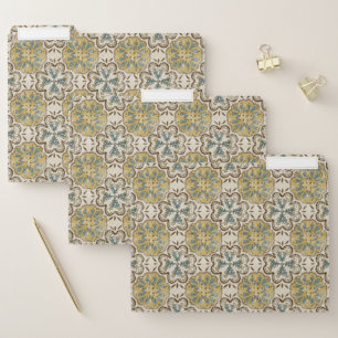 Non-Embellished Batik Square II File Folder