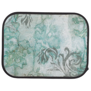 Non-Embellished Flower Spray III Car Mat